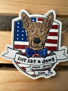 Patriot dawg PVC Patch